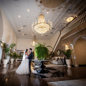couple in lobby
