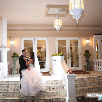 couple on stairs